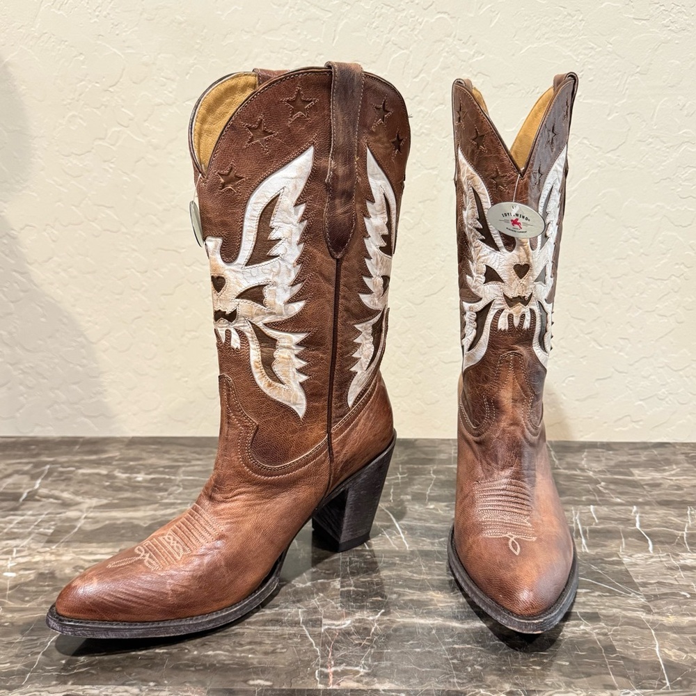 NEW Idyllwind Vice Leather Cowboy Boots - Picture 13 of 13